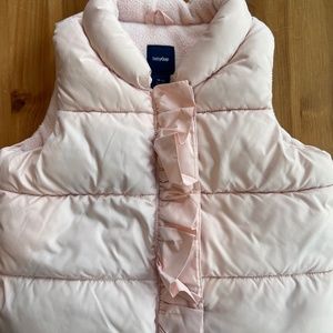 Baby Gap Baby Girl Puffer Vest, Pink, Size 18-24 mo